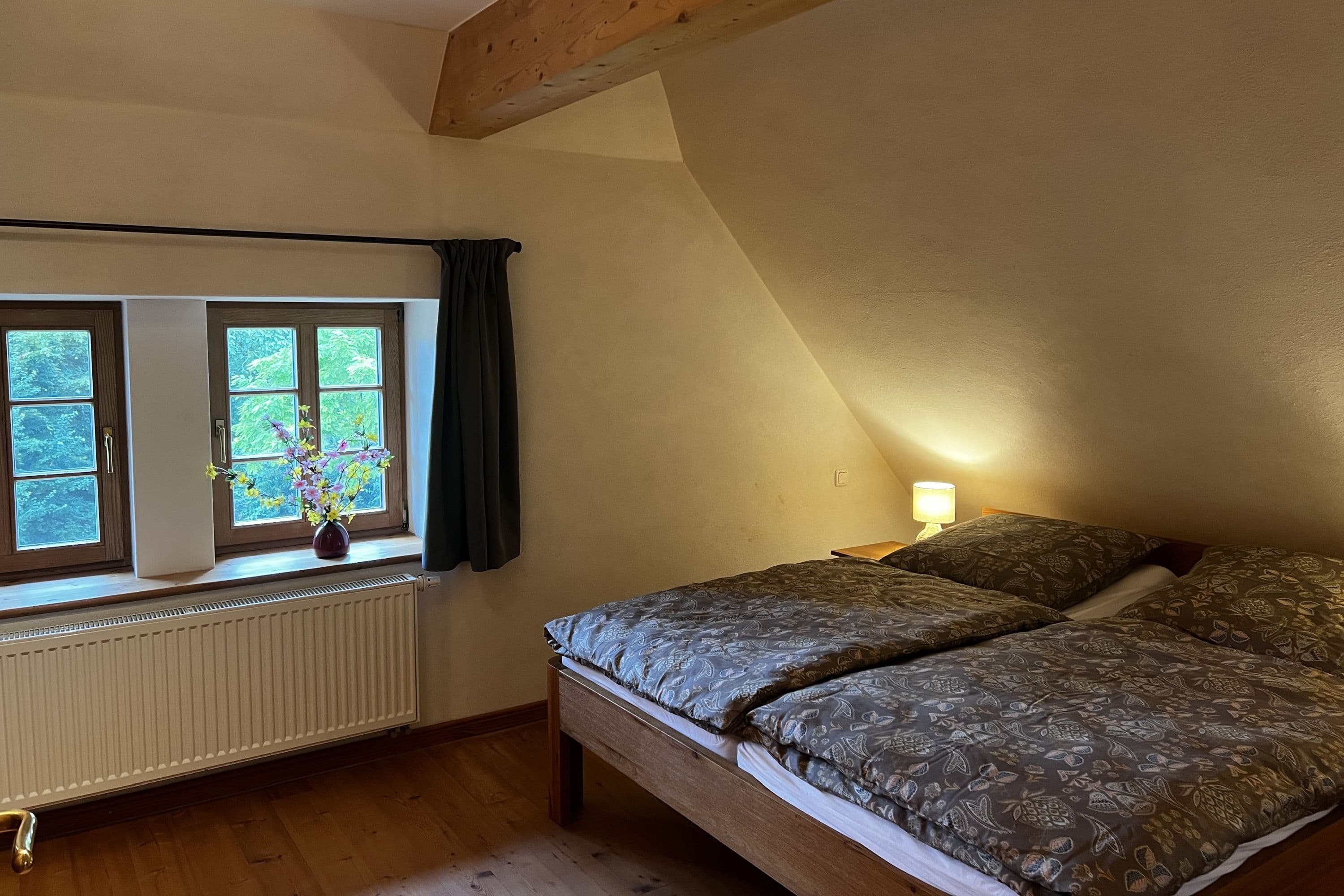 Schlafzimmer in der Ferienwohnung Seibel in Hermannsburg