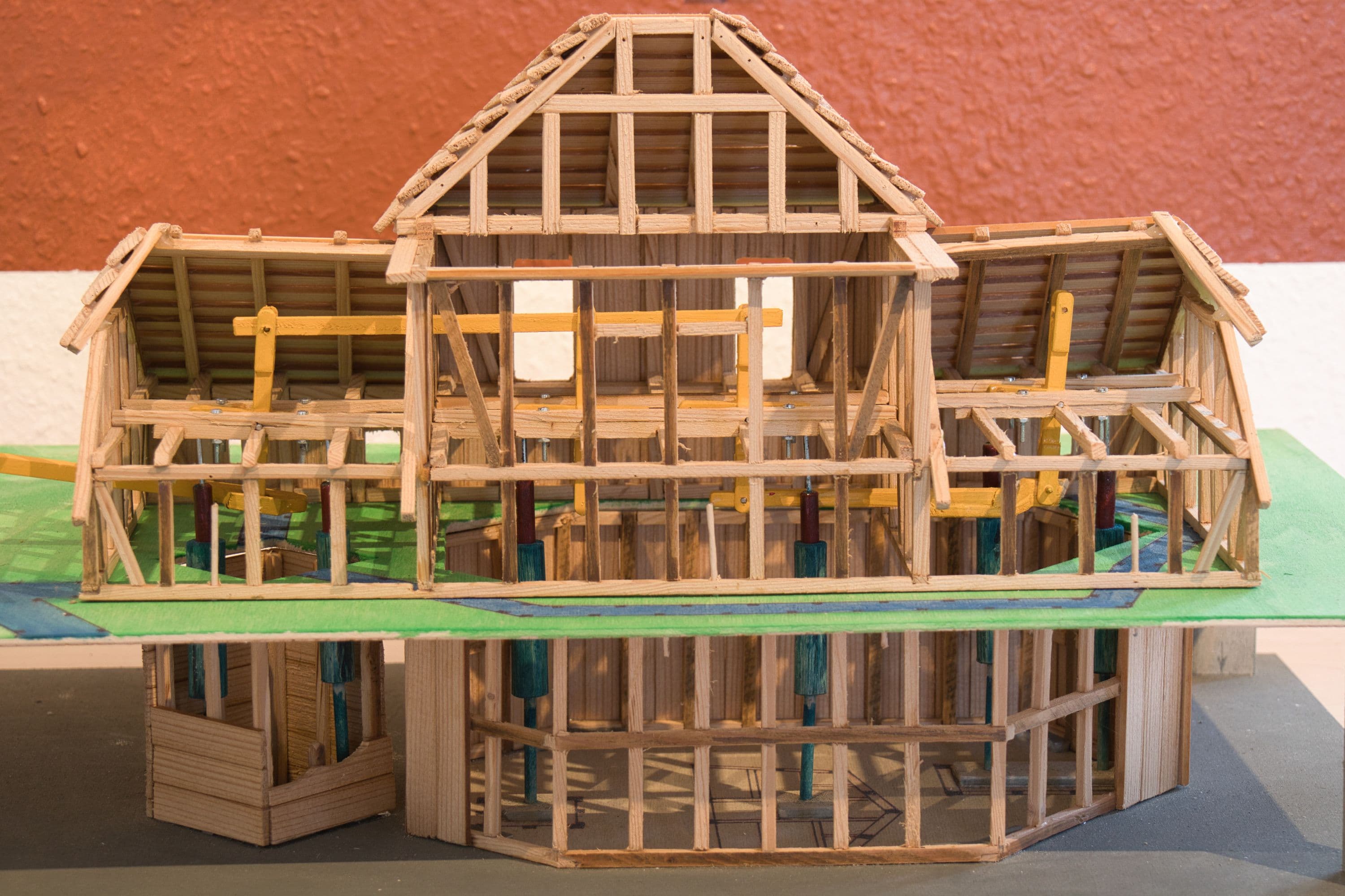 Modell der Saline im Salinenmuseum in Sülze