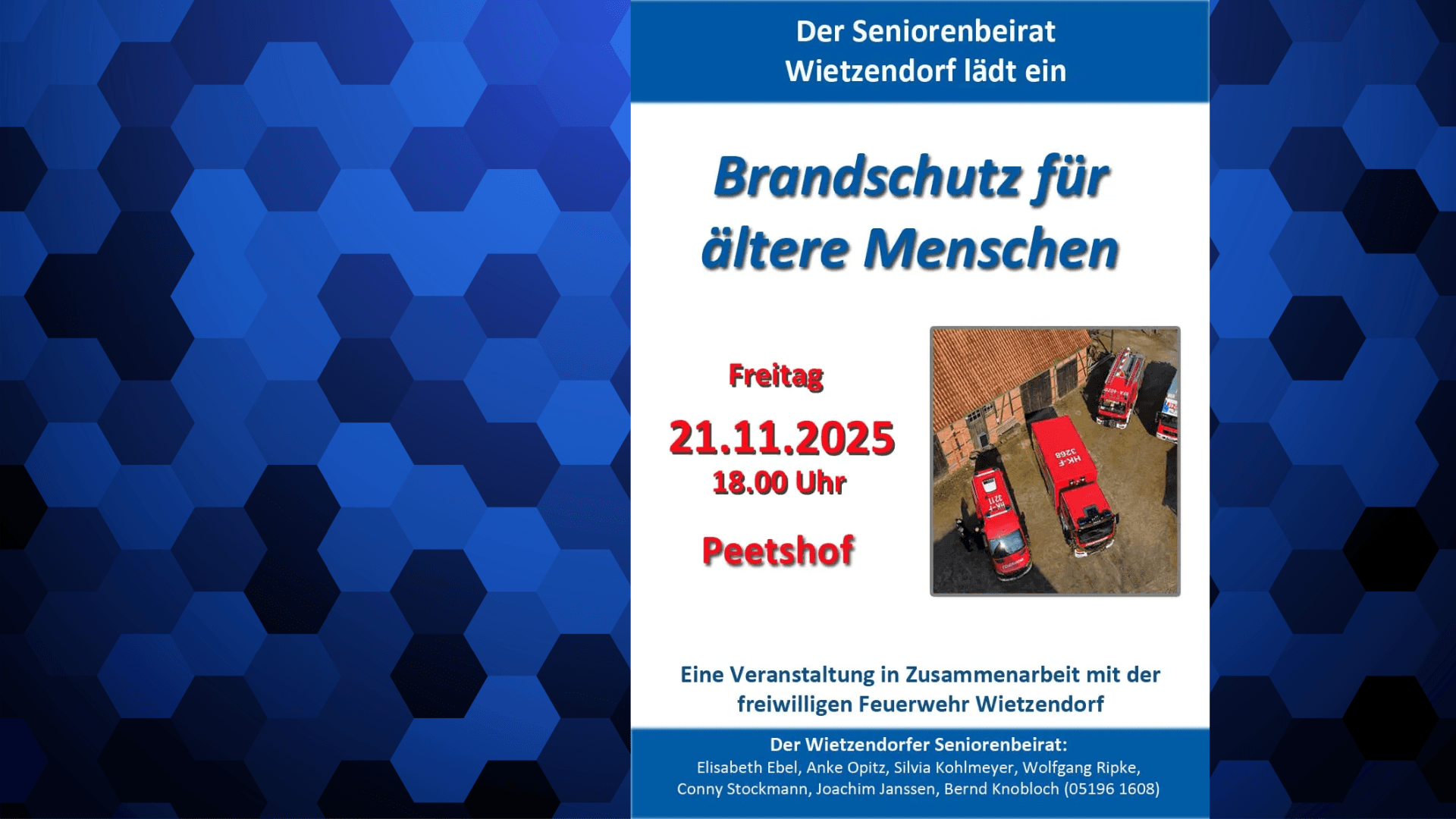 Brandschutz für ältere Menschen