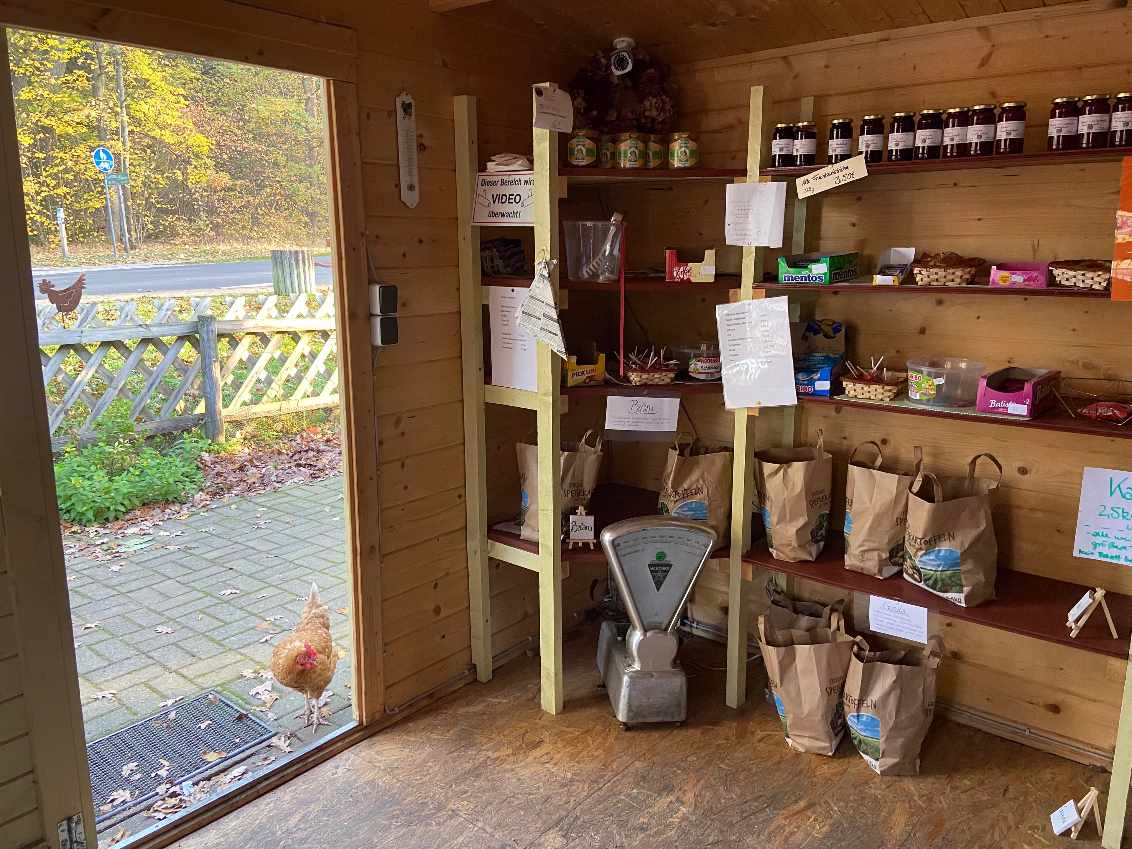 Hofladen mit regionalen Produkten