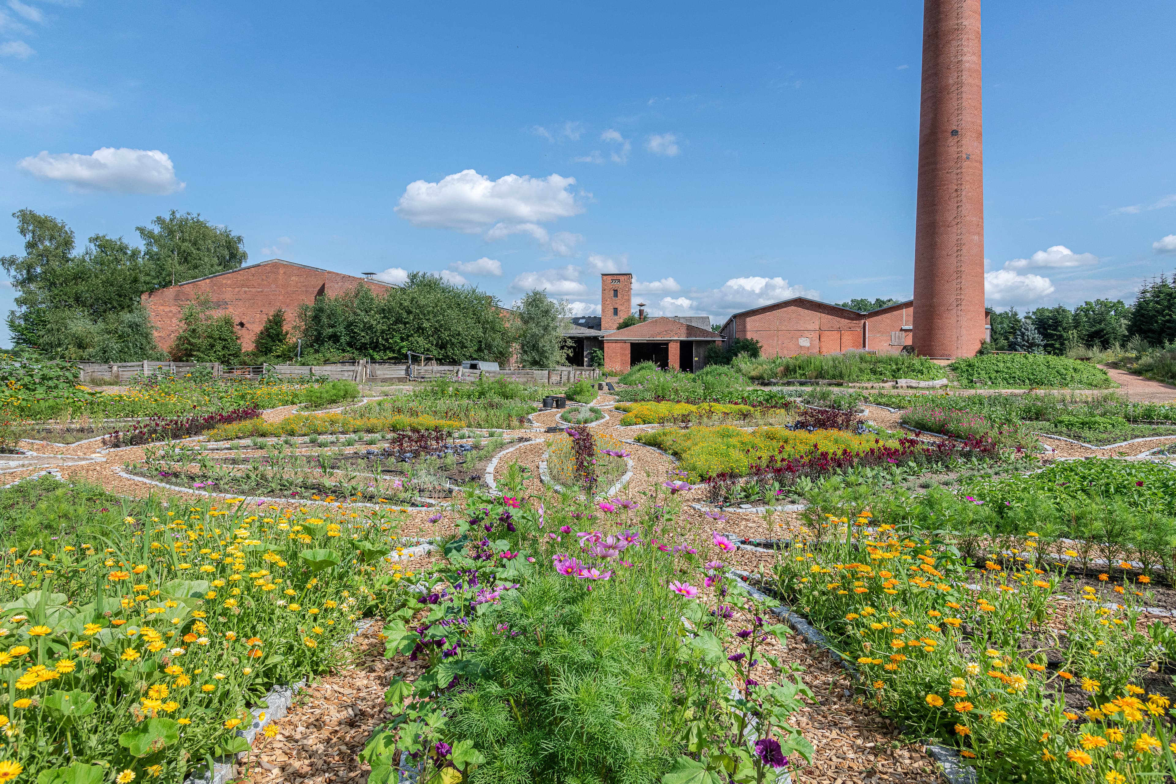 Hof an den Teichen, Blume des Lebens