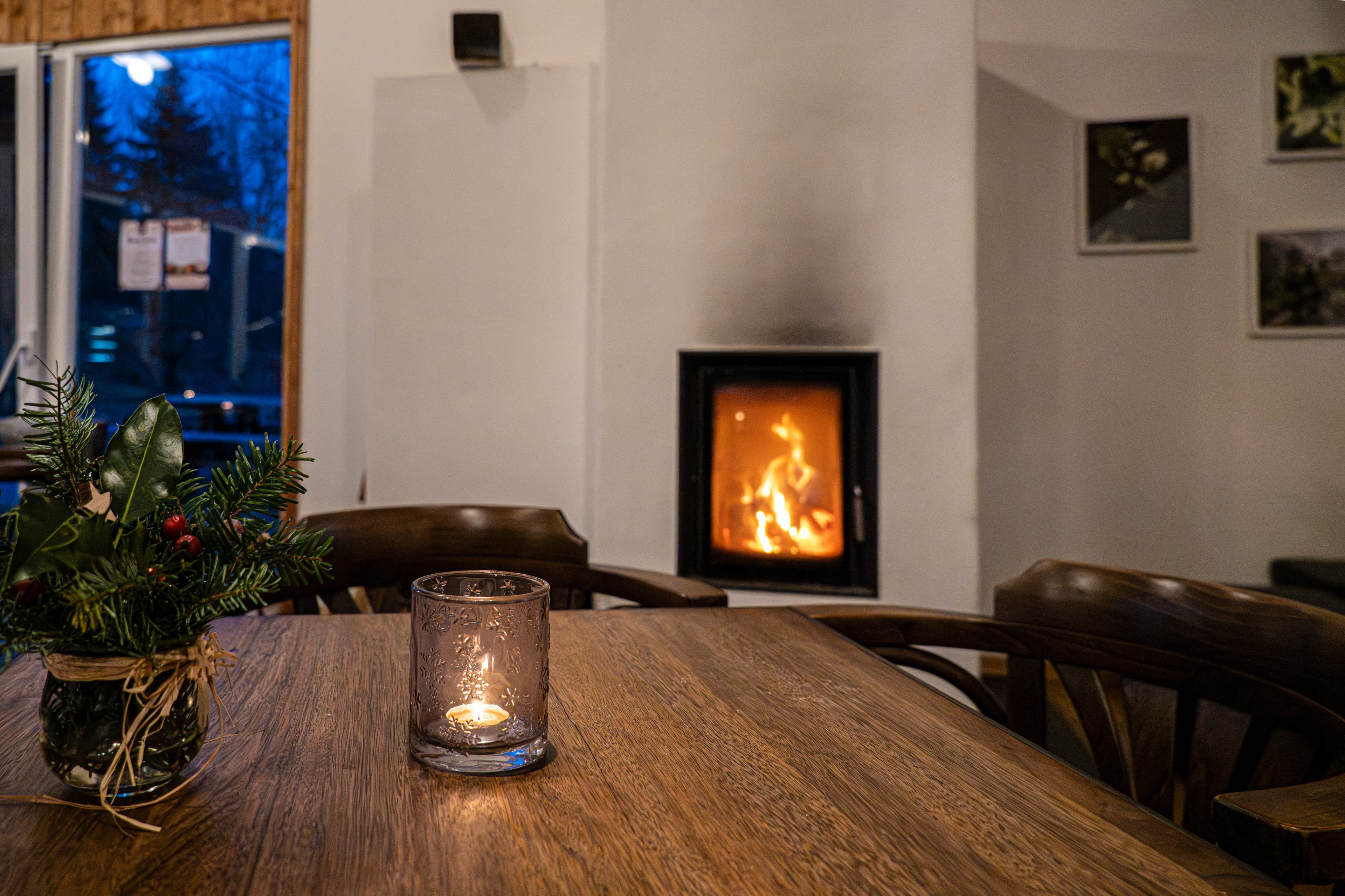 Hof an den Teichen, Hofcafé mit Kamin