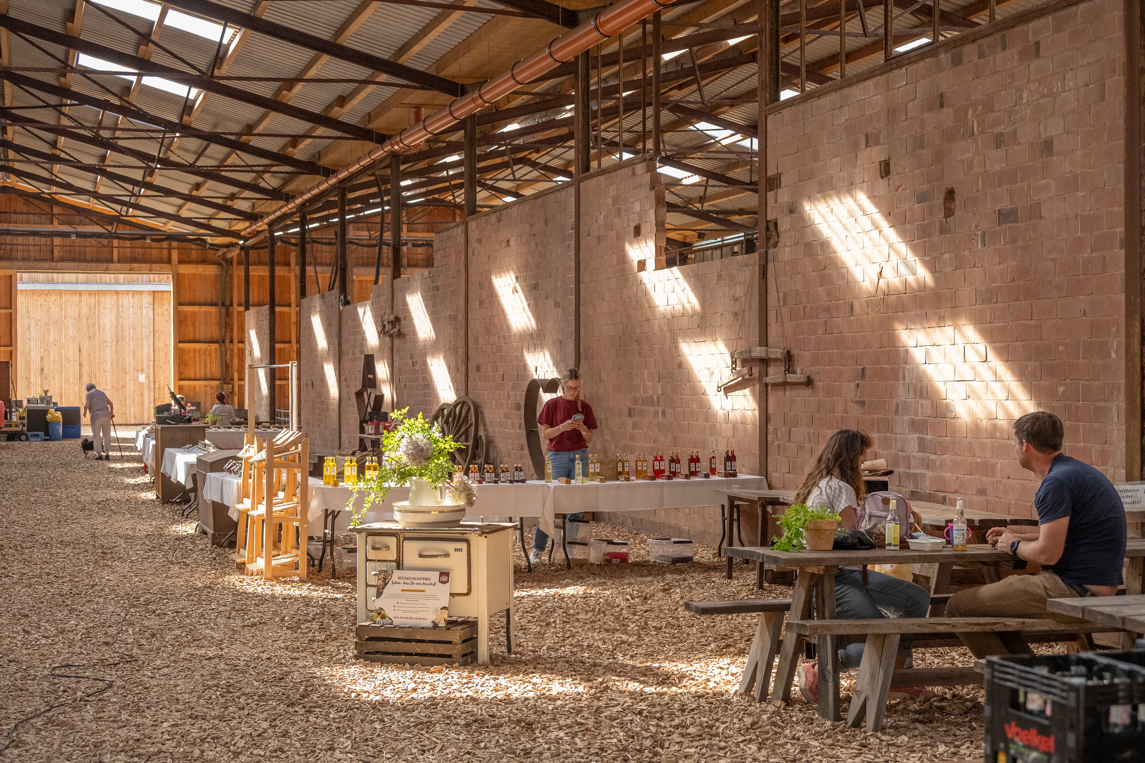 Hof an den Teichen - bereit für den Hof-Markt