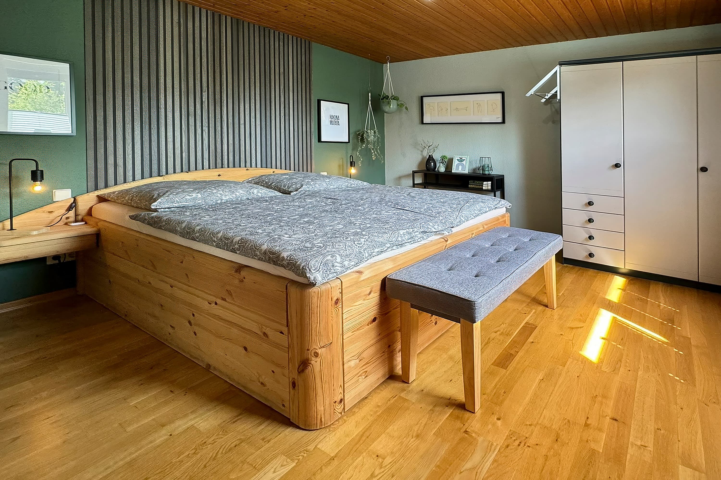 Ferienwohnung Klimsa Bienenbüttel Schlafzimmer