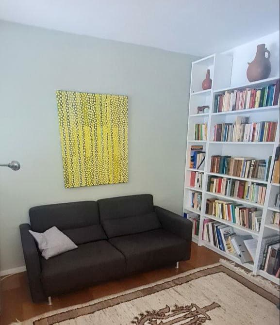 Ferienwohnung Heide-Tukkul gemütliches Sofa in Hermannsburg