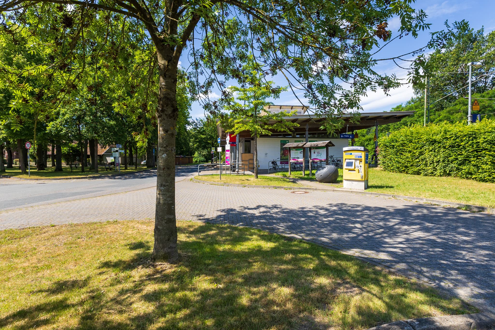 Eschede Bahnhof und Naturpark Infozentrum Aussenansicht