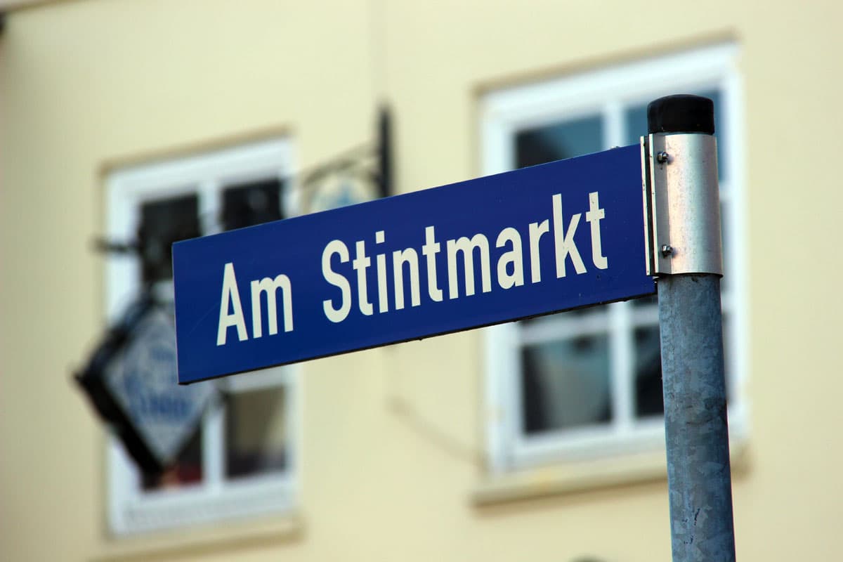 Lüneburg Innenstadt mit dem Stintmarkt