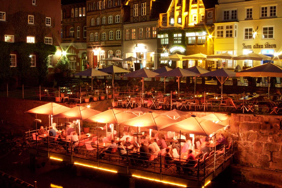 Lüneburg Nachtleben besonders am Stintmarkt
