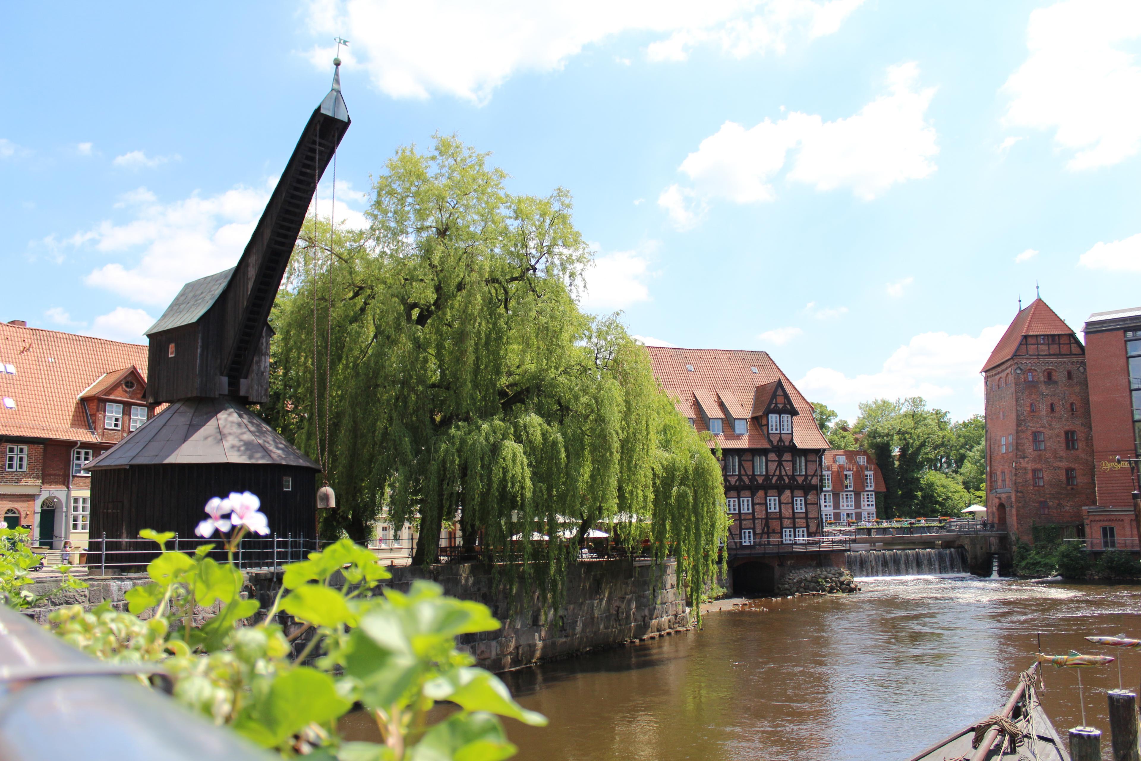 Lüneburg: den gamle kran