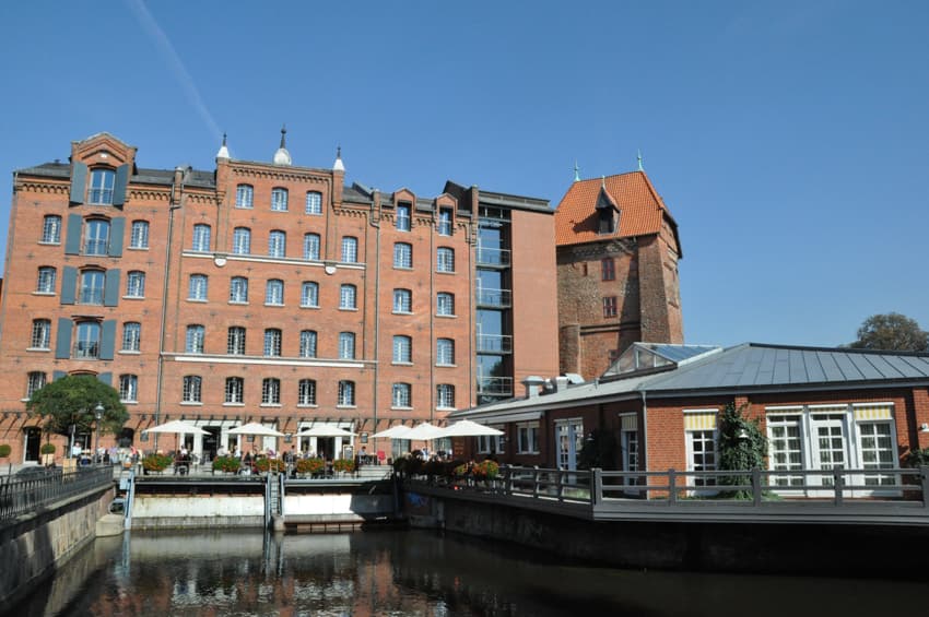 Die ehemalige Lüneburger Abtsmühle, in dem heute elegante Hotelzimmer untergebracht sind