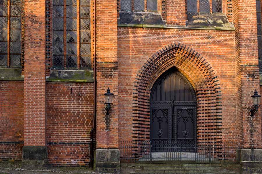 Portal der St Michaelis Kirche Lüneburg