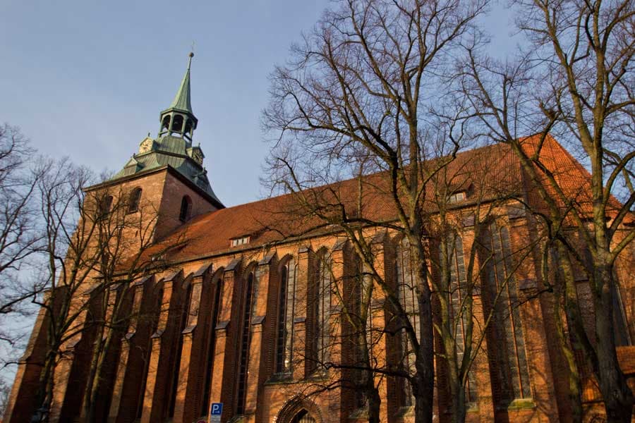 Die mächtige St Michaelis Kirche in Lüneburg