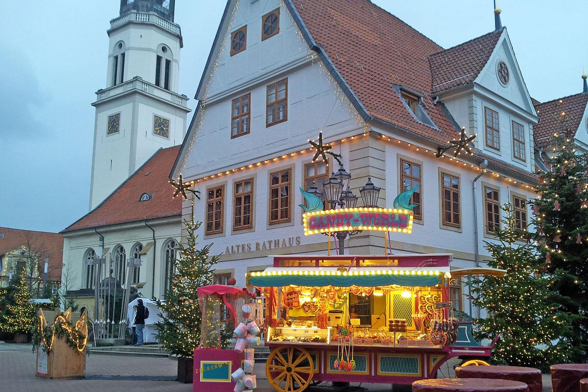 Altes Rathaus Celle zum Weihanchtsmarkt