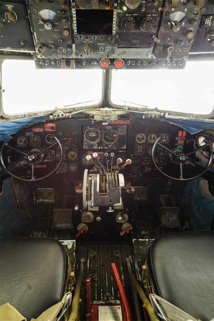 Cockpit von Innnen