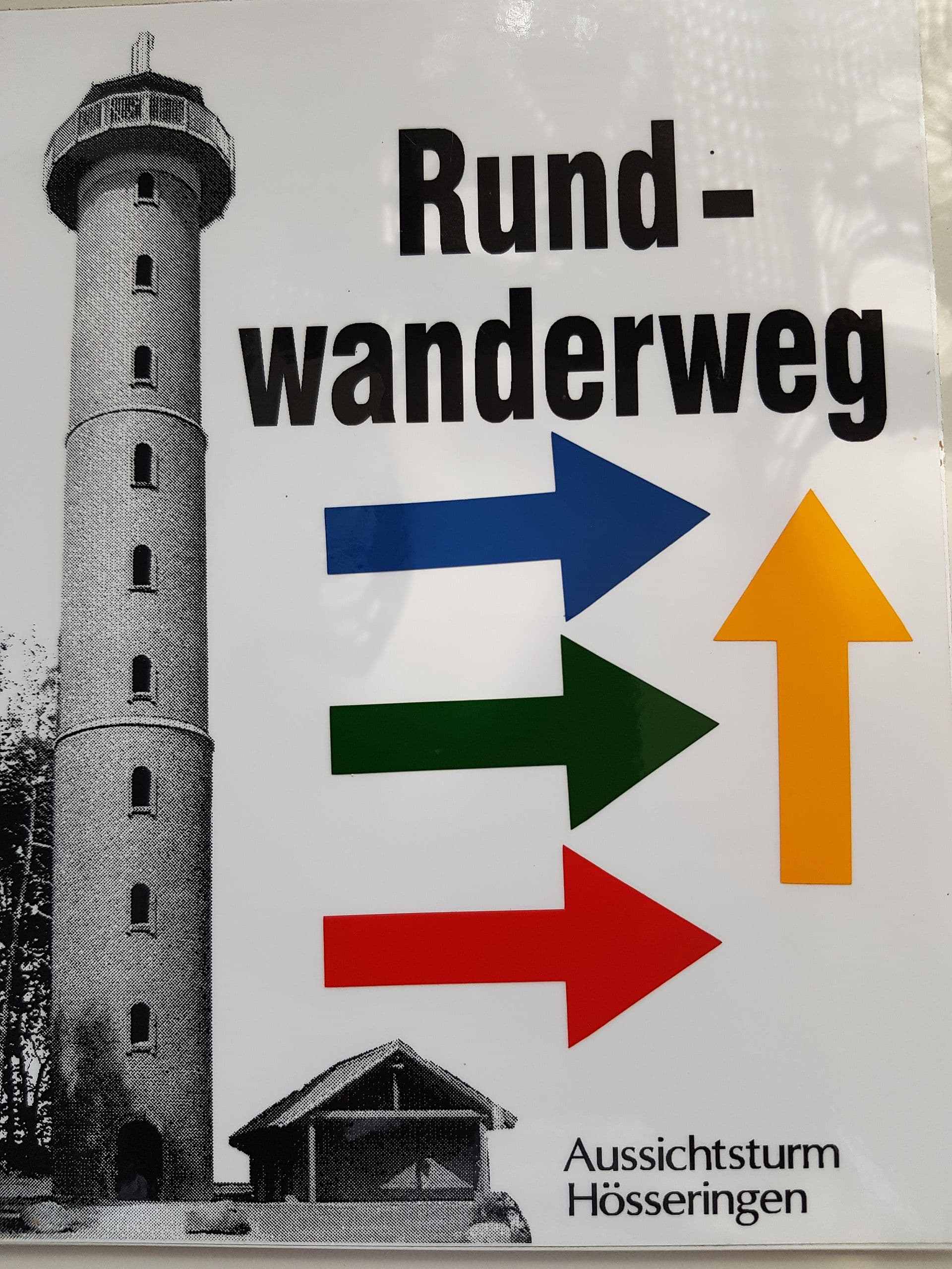 Turmwanderwegschild