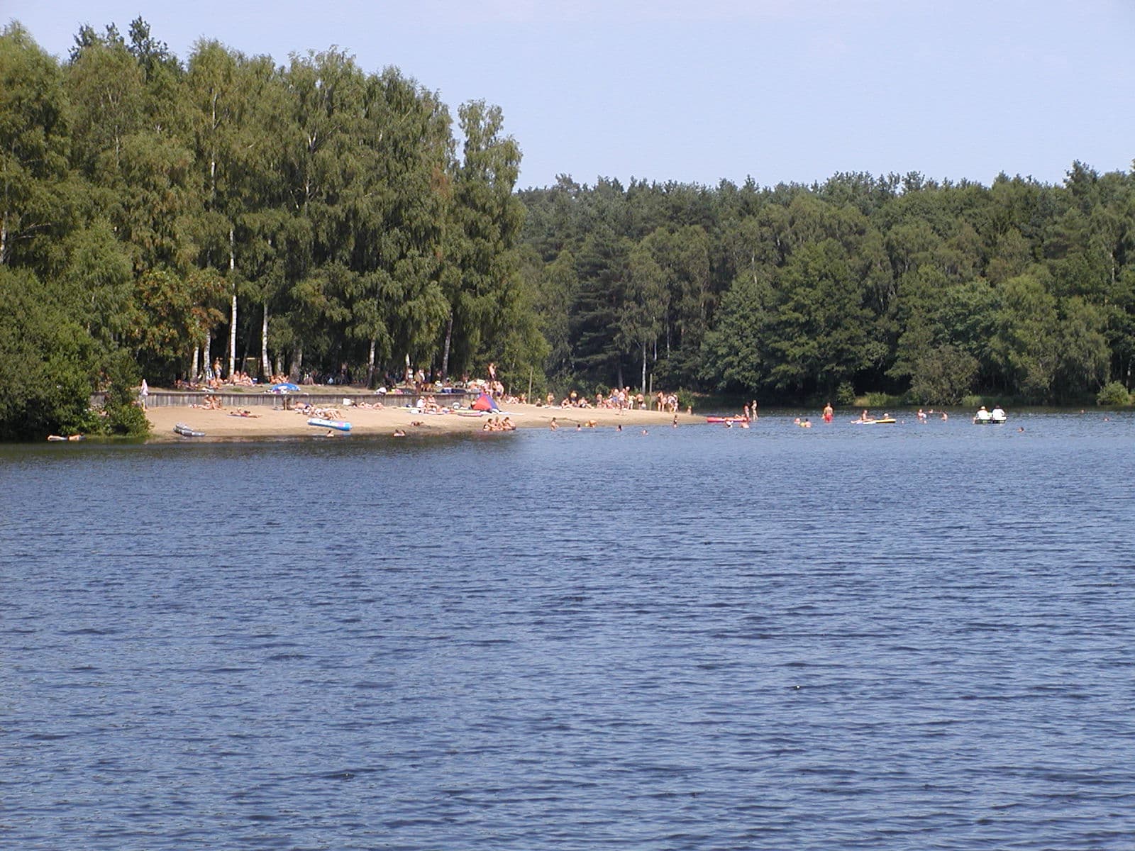 Sandstrand am Hardausee bei Hösseringen