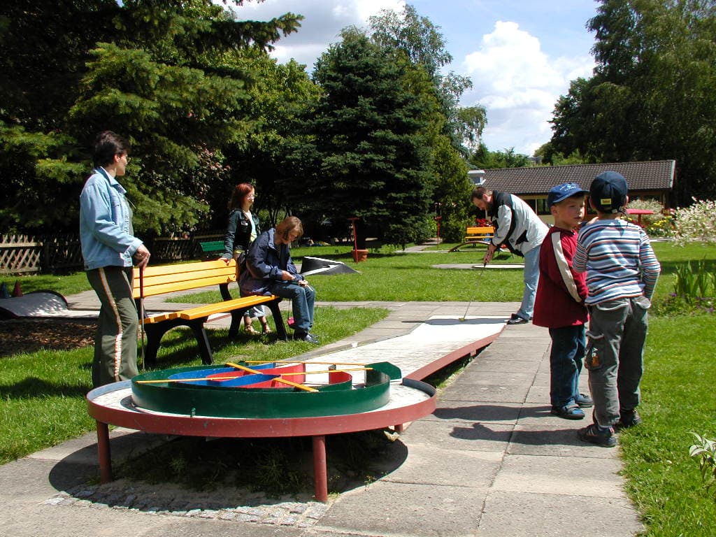 Minigolfpaltz im Seepark