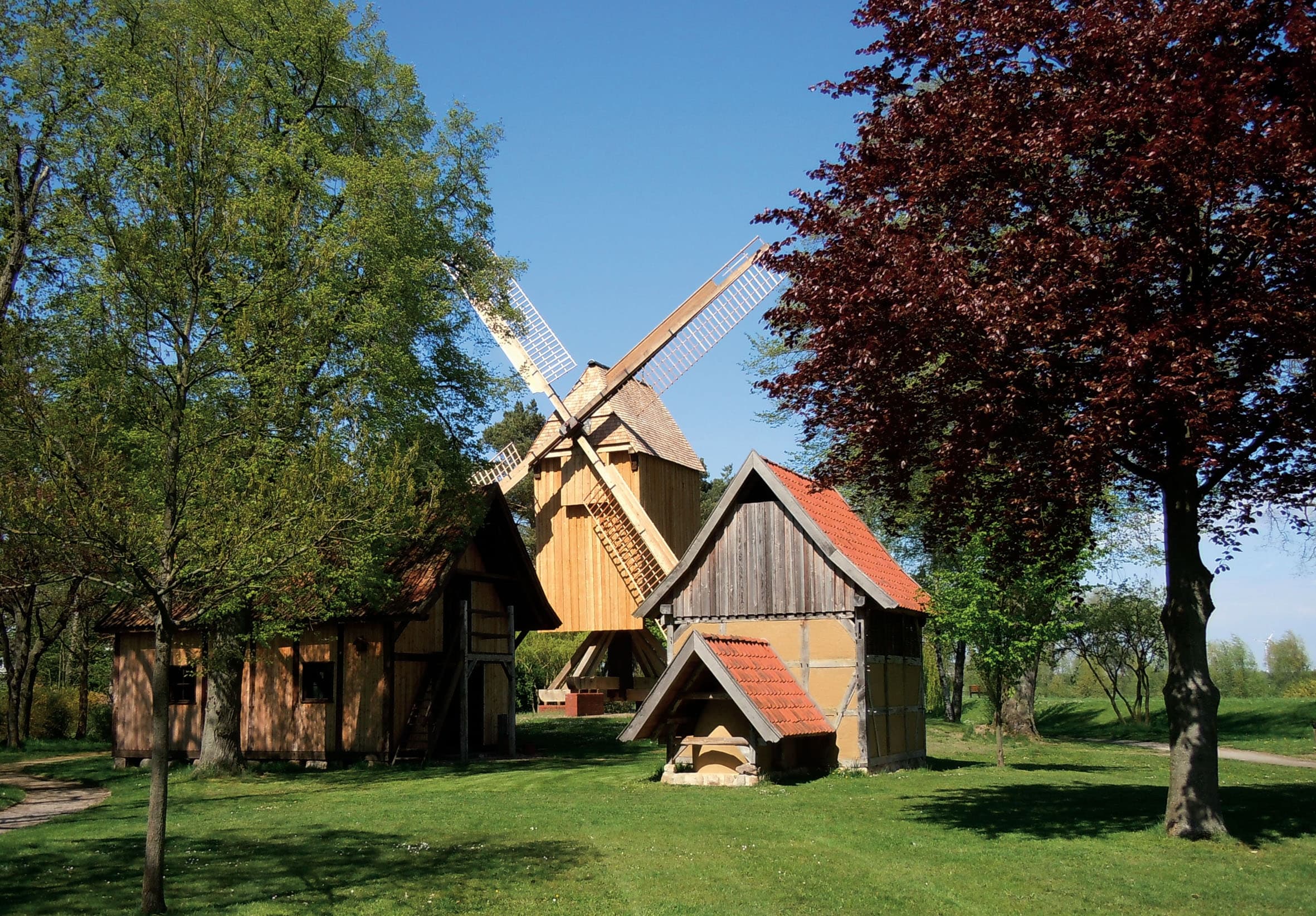 Bockwindmühle im Londypark Rethem (Aller)