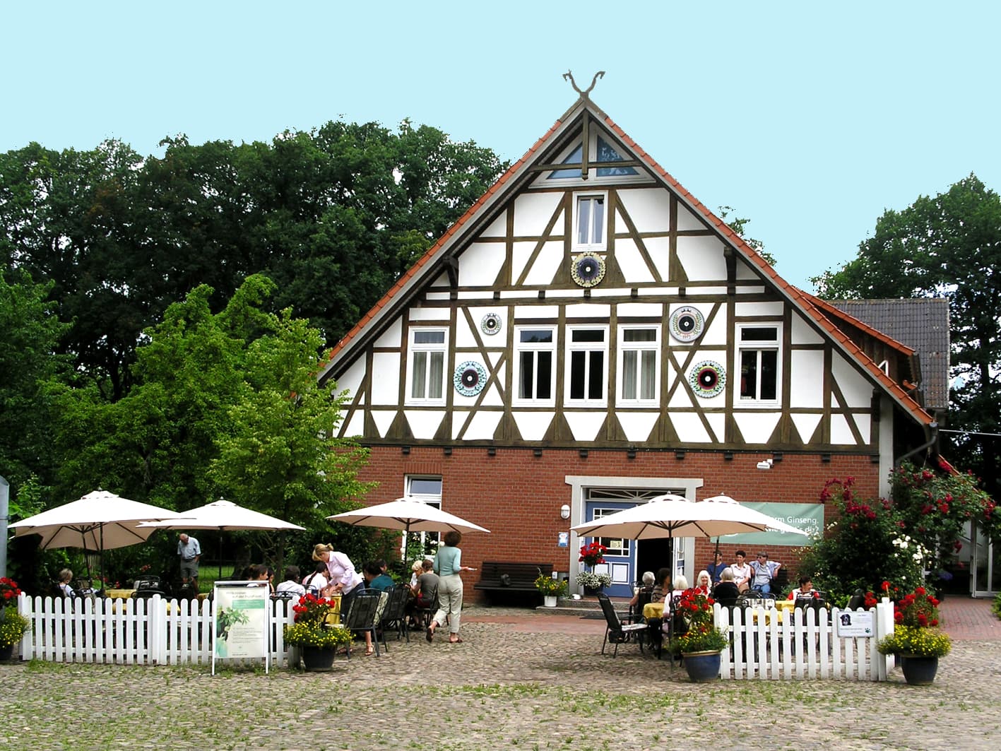 Das Ginsengcafe auf der FloraFarm