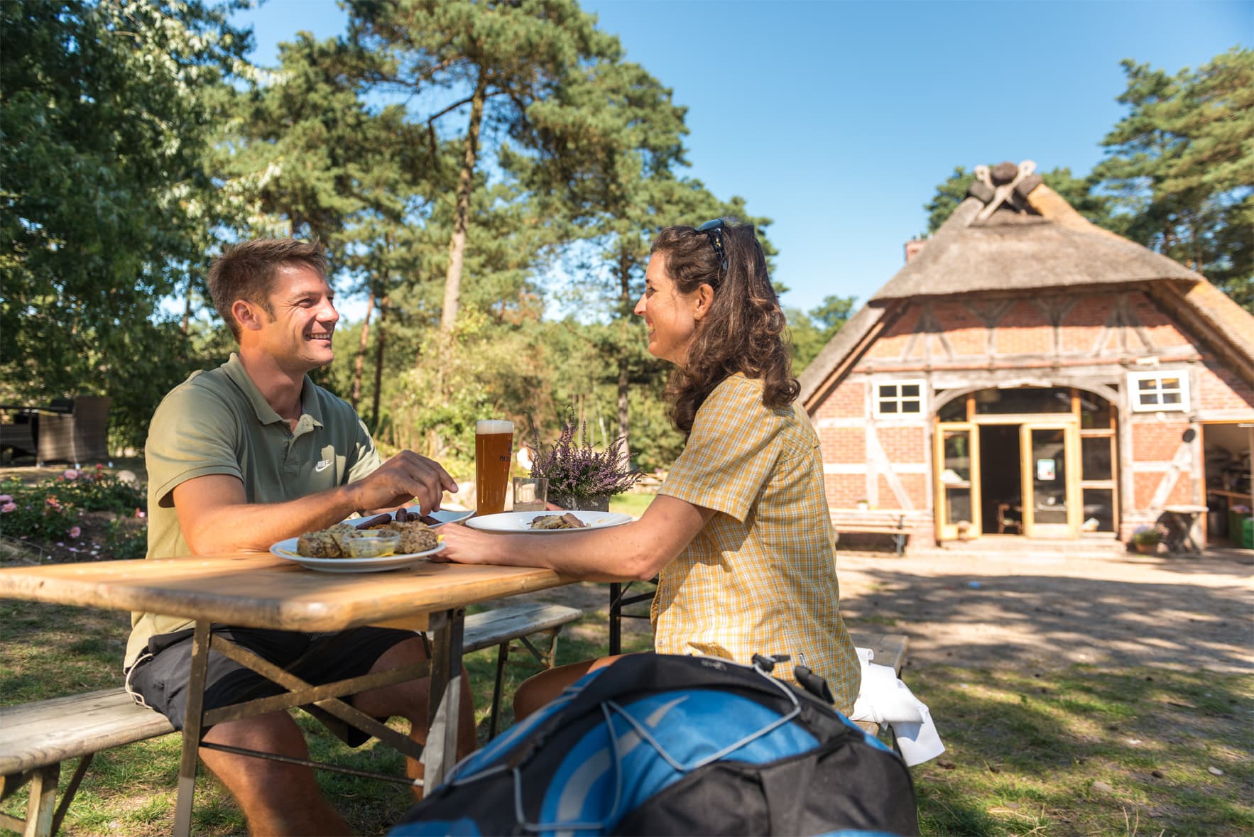Café-Restaurant "Schafstall" am Büsenbachtal Handeloh am Heidschnuckenweg