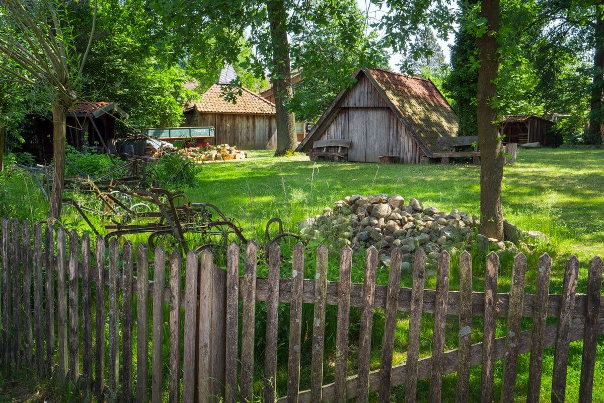 Außengelände des Heimatmuseums in Hermannsburg