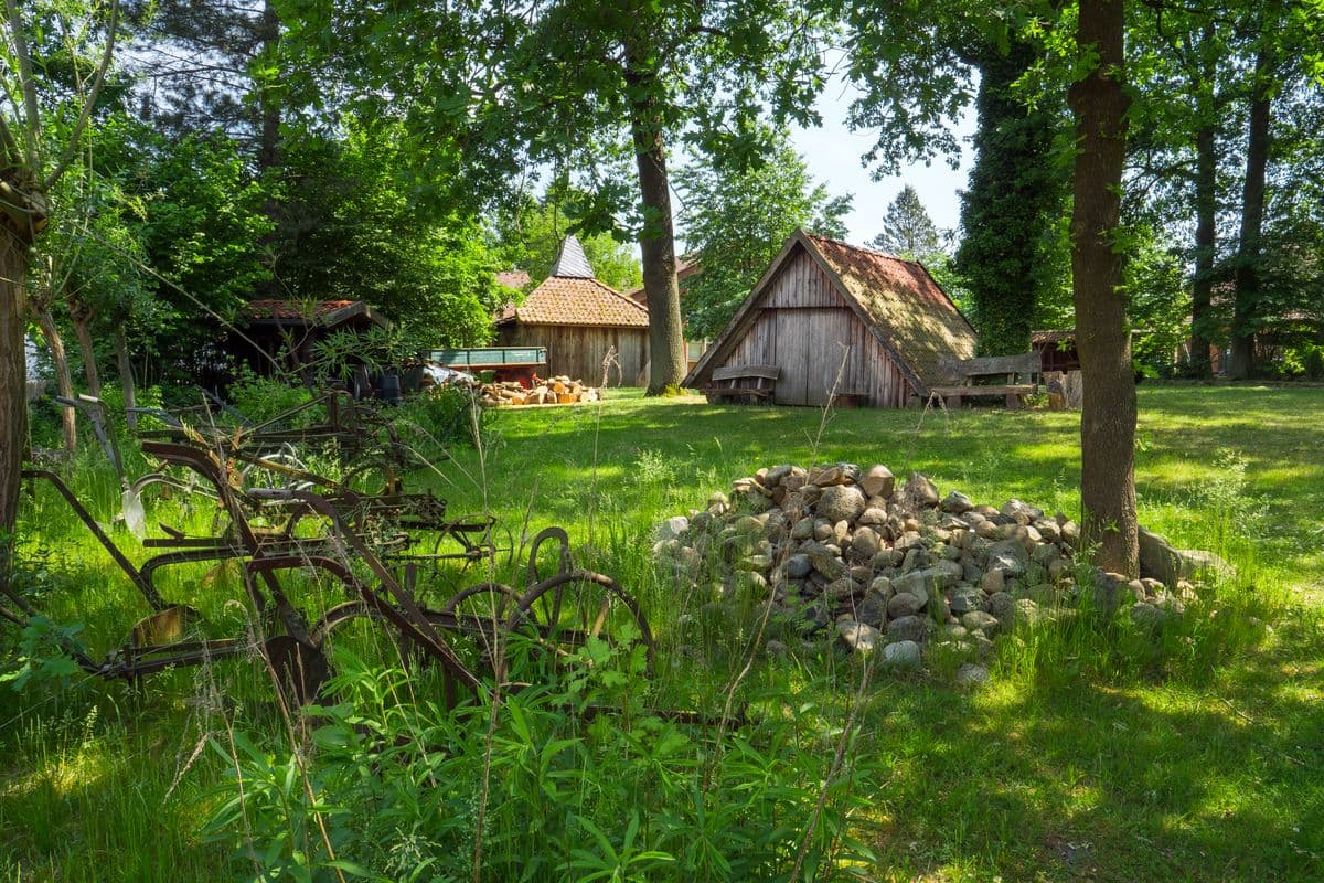 Außengelände des Heimatmuseums in Hermannsburg