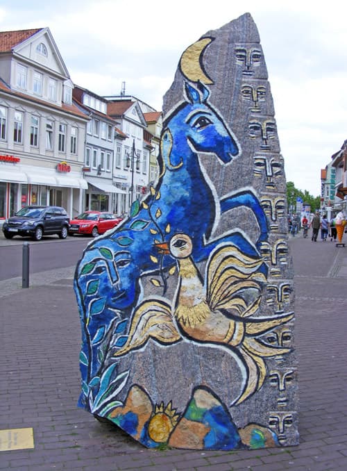 Einweihung Weg der Steine in Uelzen