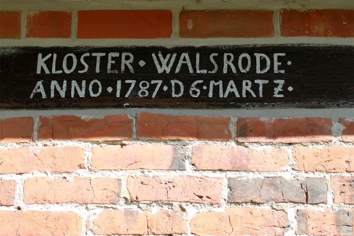 Schriftzug Kloster Walsrode