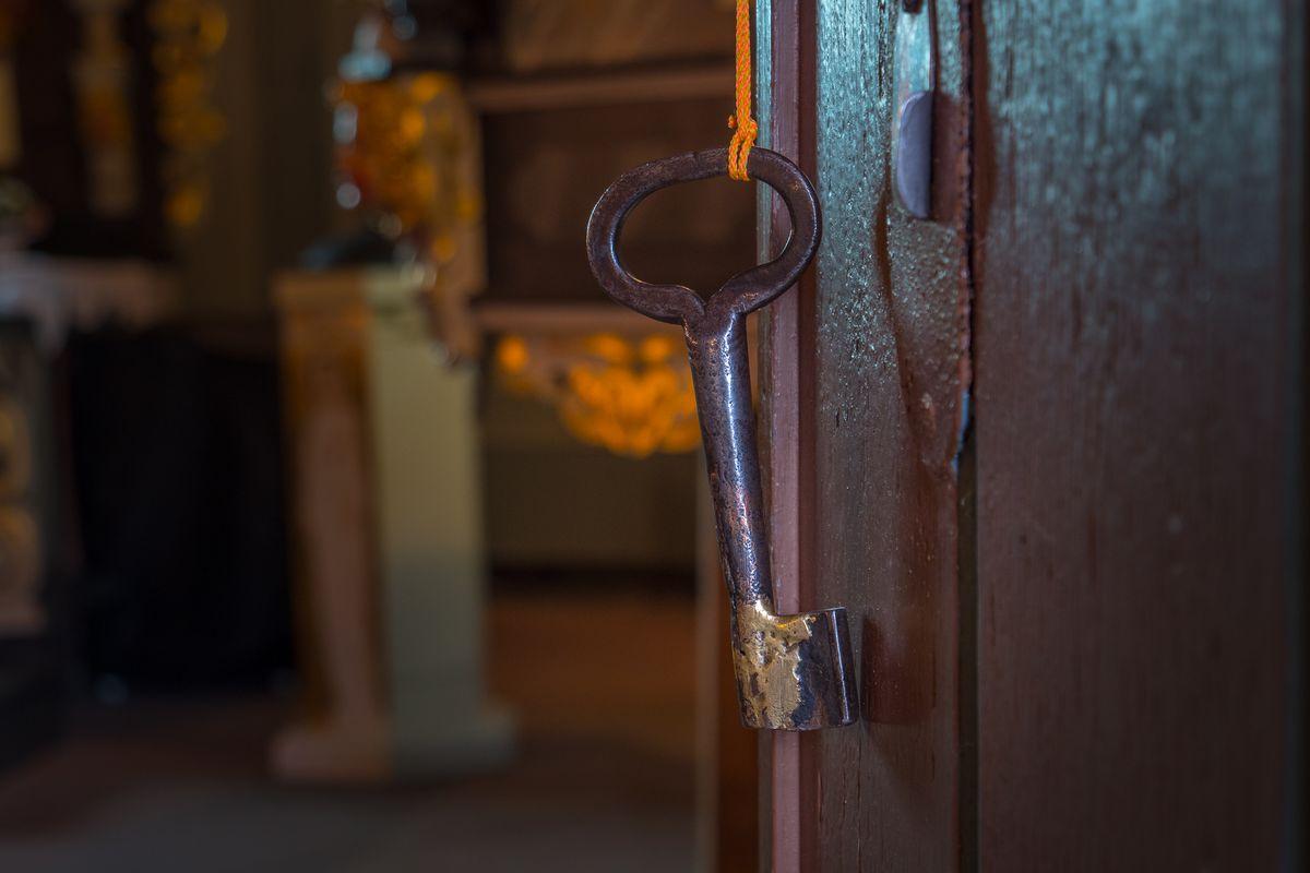Der Schlüssel zur Maria Magdalenen Kapelle Oppershausen