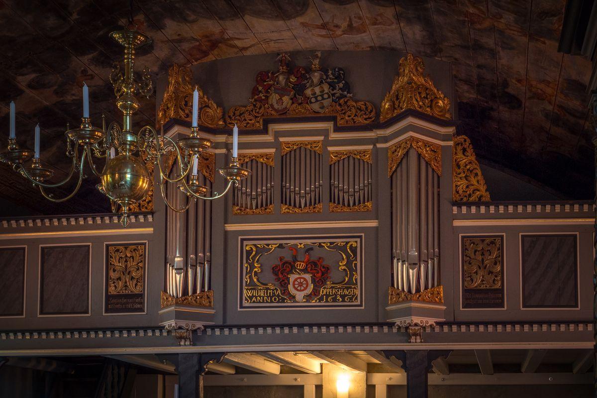 Die Orgel in der Maria Magdalenen Kapelle Oppershausen