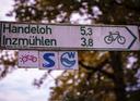 Schild Seeve-Radweg