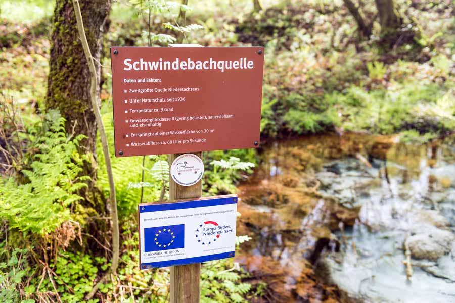 Soderstorf: Schwindequelle - The (almost) most water-rich source in Lower Saxony