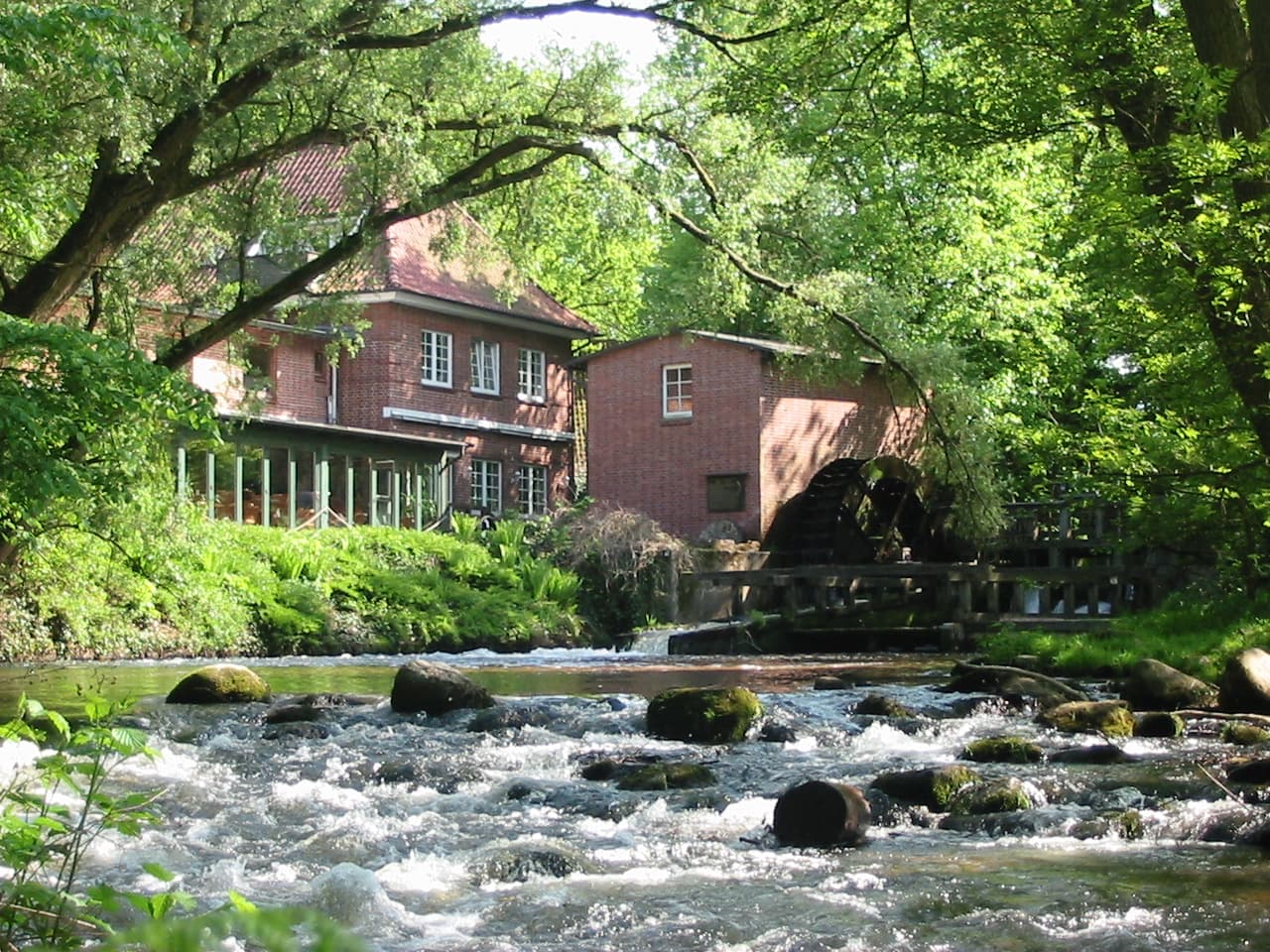 Außenansicht Seevetal: Restaurant Horster Mühle