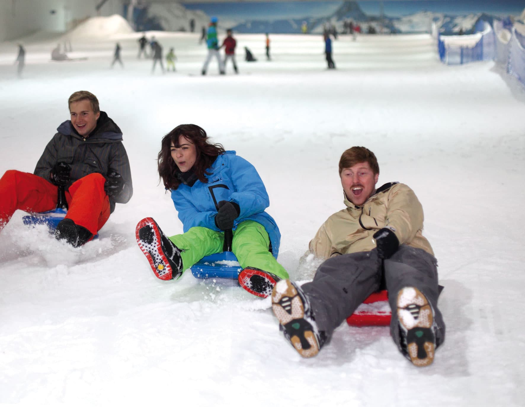 Rodelgaudi im Snow Dome Bispingen