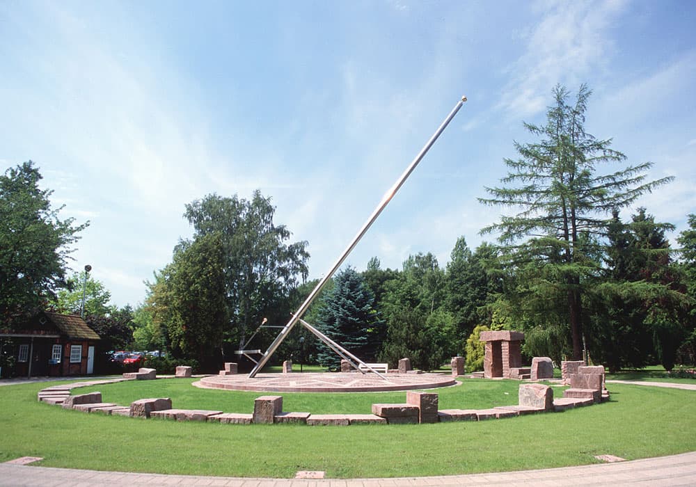 Sonnenuhrgarten im Kurpark Bad Bevensen