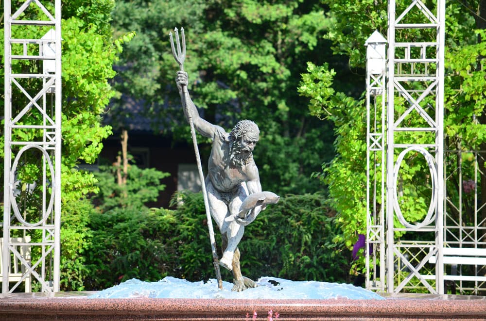 Neptunbrunnen im Kurpark Bad Bevensen