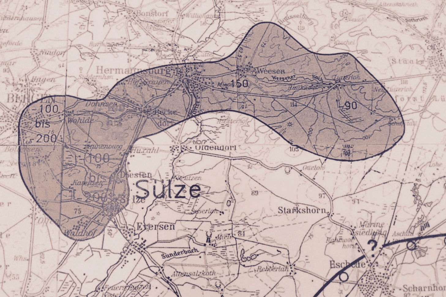 Salzstock unter Sülze