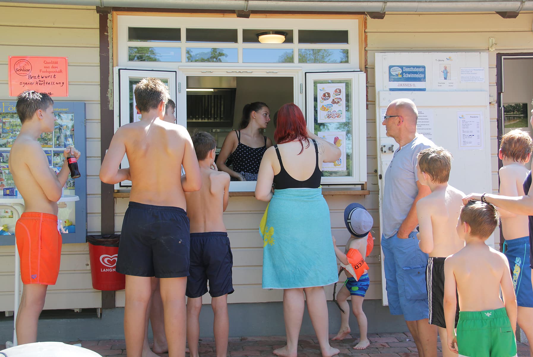 Kiosk im Strandbad in Dorfmark