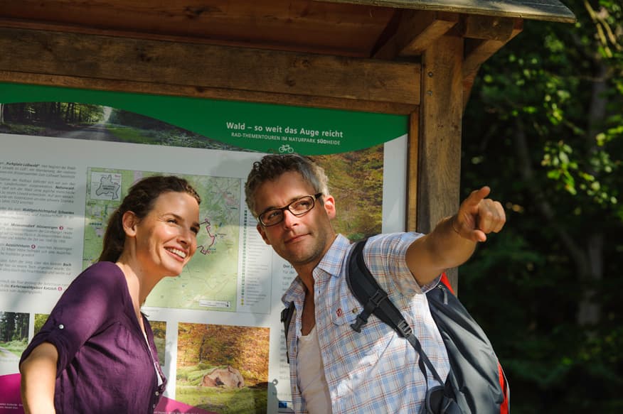 Infotafel am Lüßwald