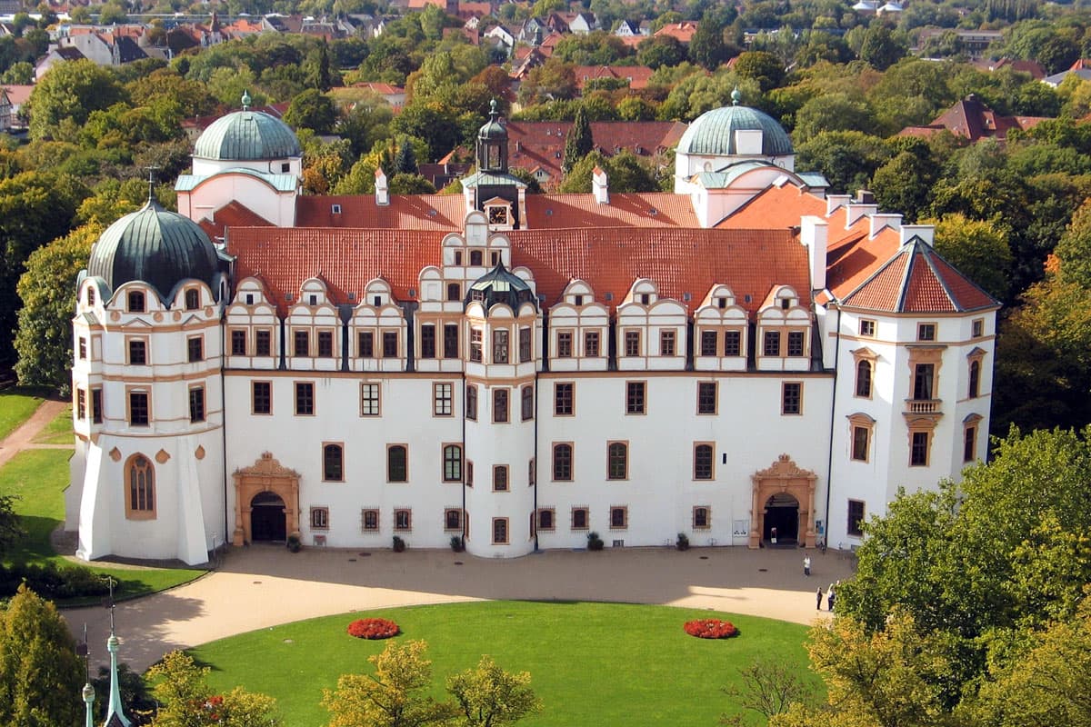 Schloss Celle liegt im Herzen der Stadt Celle