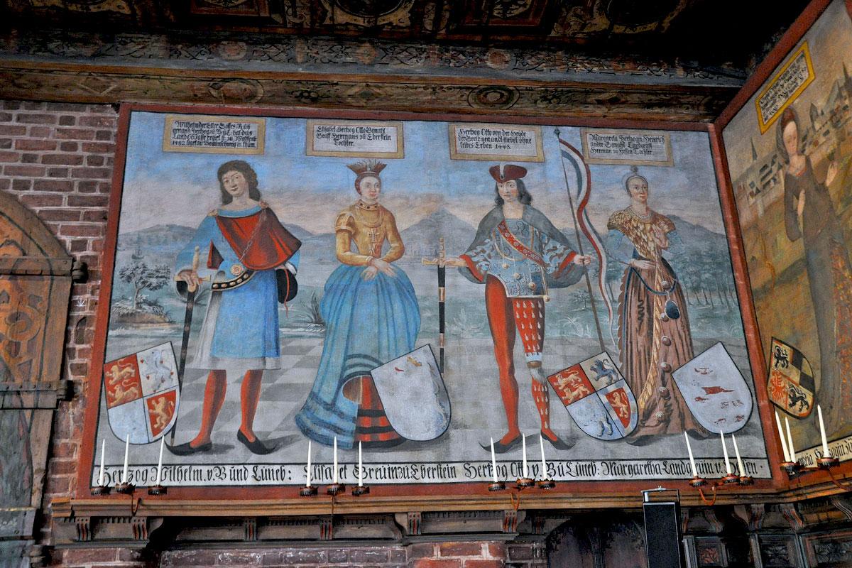Gemälde im Fürstensaal des Rathauses Lüneburg