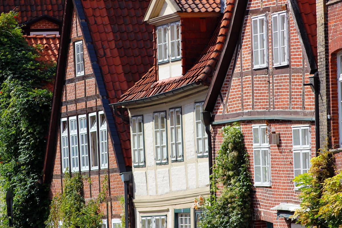 In Lüneburg sinkt ein ganzes Stadtviertel ab über dem Salzstock