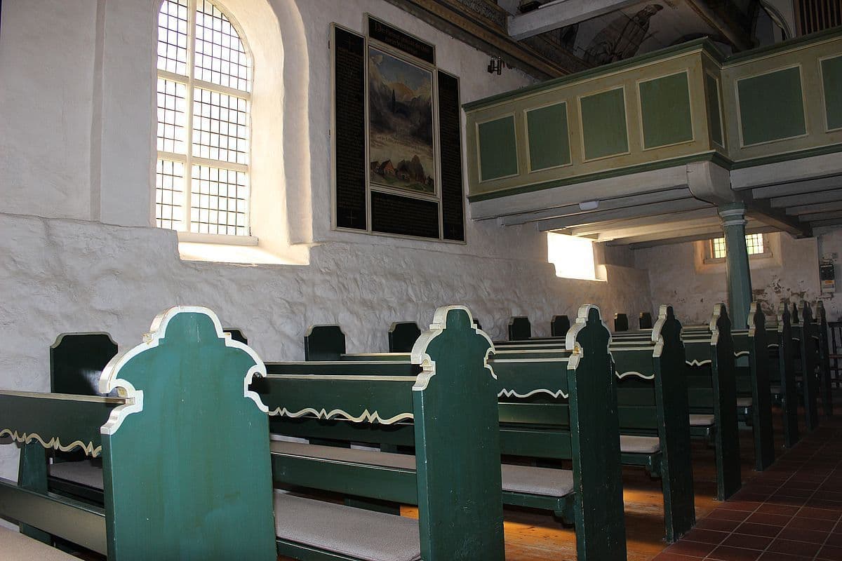 Innenansicht der Moisburger Kirche