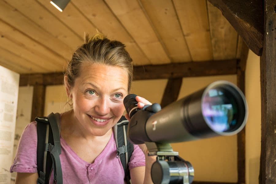 Blick durchs Teleskop