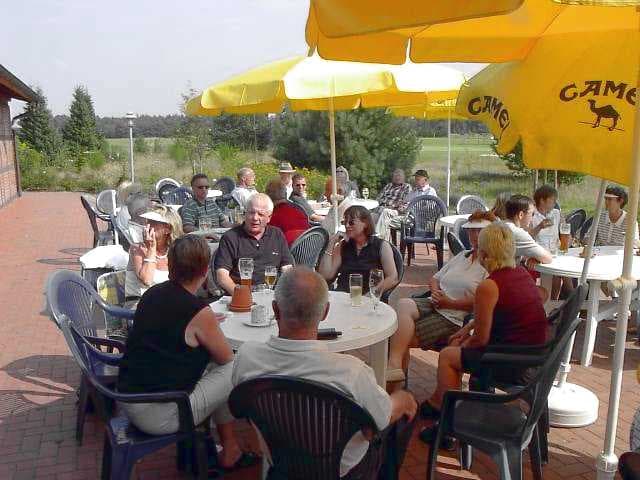 Nach der Runde kann man hier entspannen.