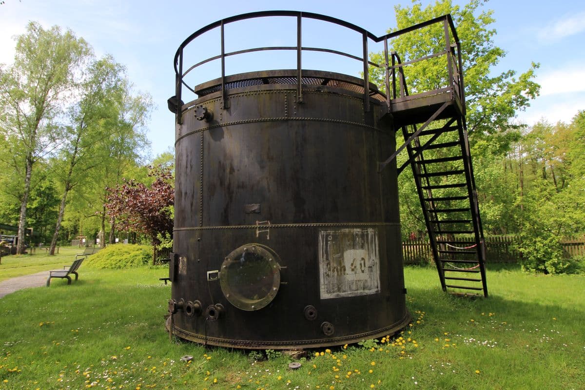 Öltank im Deutschen Erdölmuseum Wietze