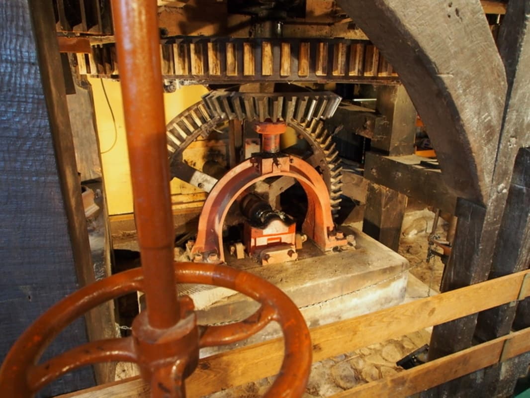 Mahlwerk in der Holmer Mühle