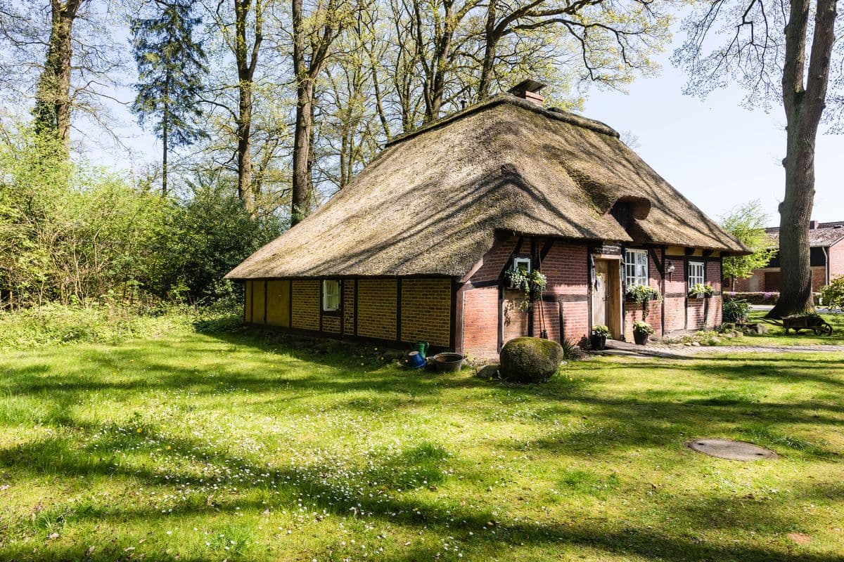 Das Hexenhaus hat seinen Namen von der Bauweise