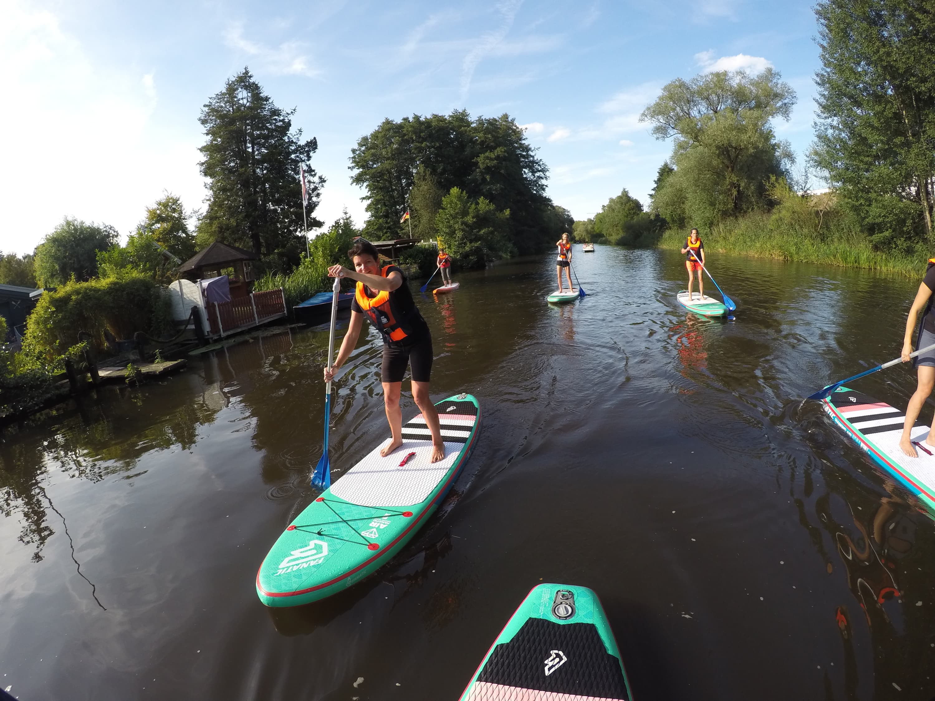 Betriebsausflüge auf dem SUP