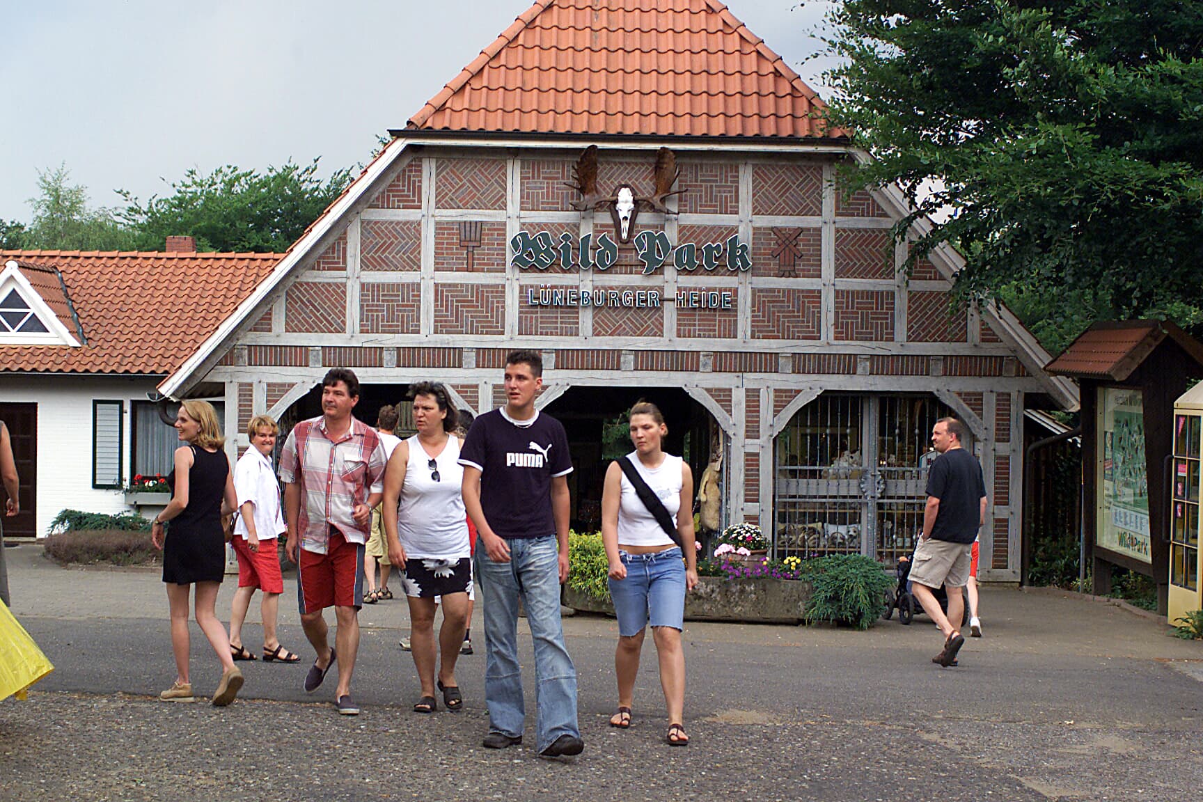 Eingang Wildpark Lüneburger Heide